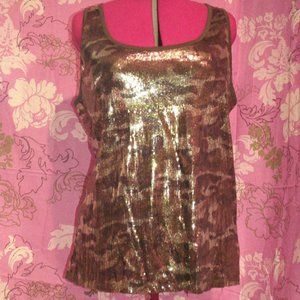 DKNY Jeans sequin tank